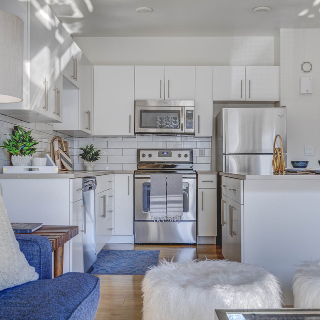 Encore Apartments - Fully-Equipped Kitchen with Modern Appliances