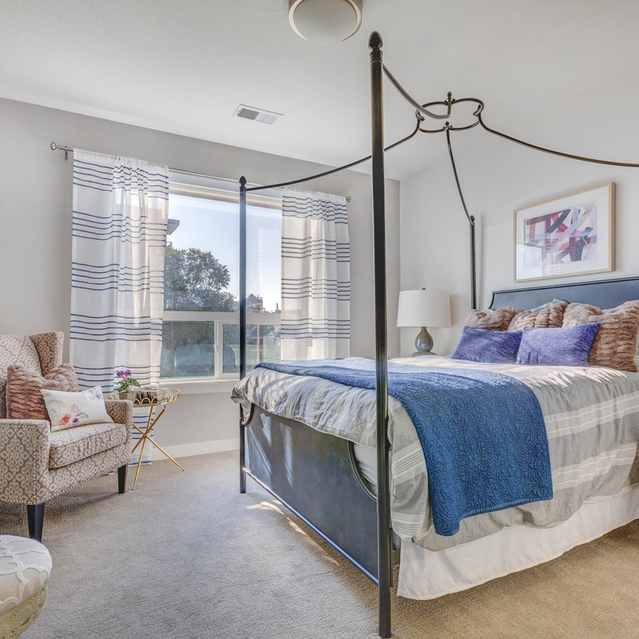 Encore Apartments - Bedroom with Oversized Window on the Side